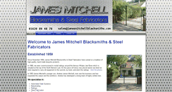 Desktop Screenshot of jamesmitchellblacksmiths.com