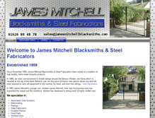 Tablet Screenshot of jamesmitchellblacksmiths.com